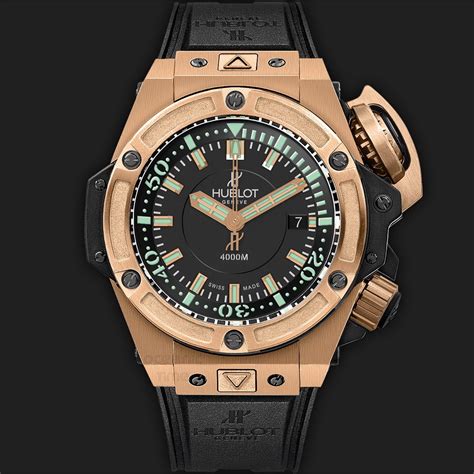 hublot diver 4000m gold|Hublot oceanographic watch.